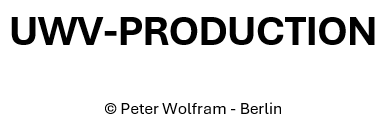 Unterwasser Video Produktion - Peter Wolfram